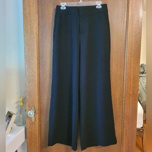 Banana Republic Black Wide Leg Trousers Sz 6